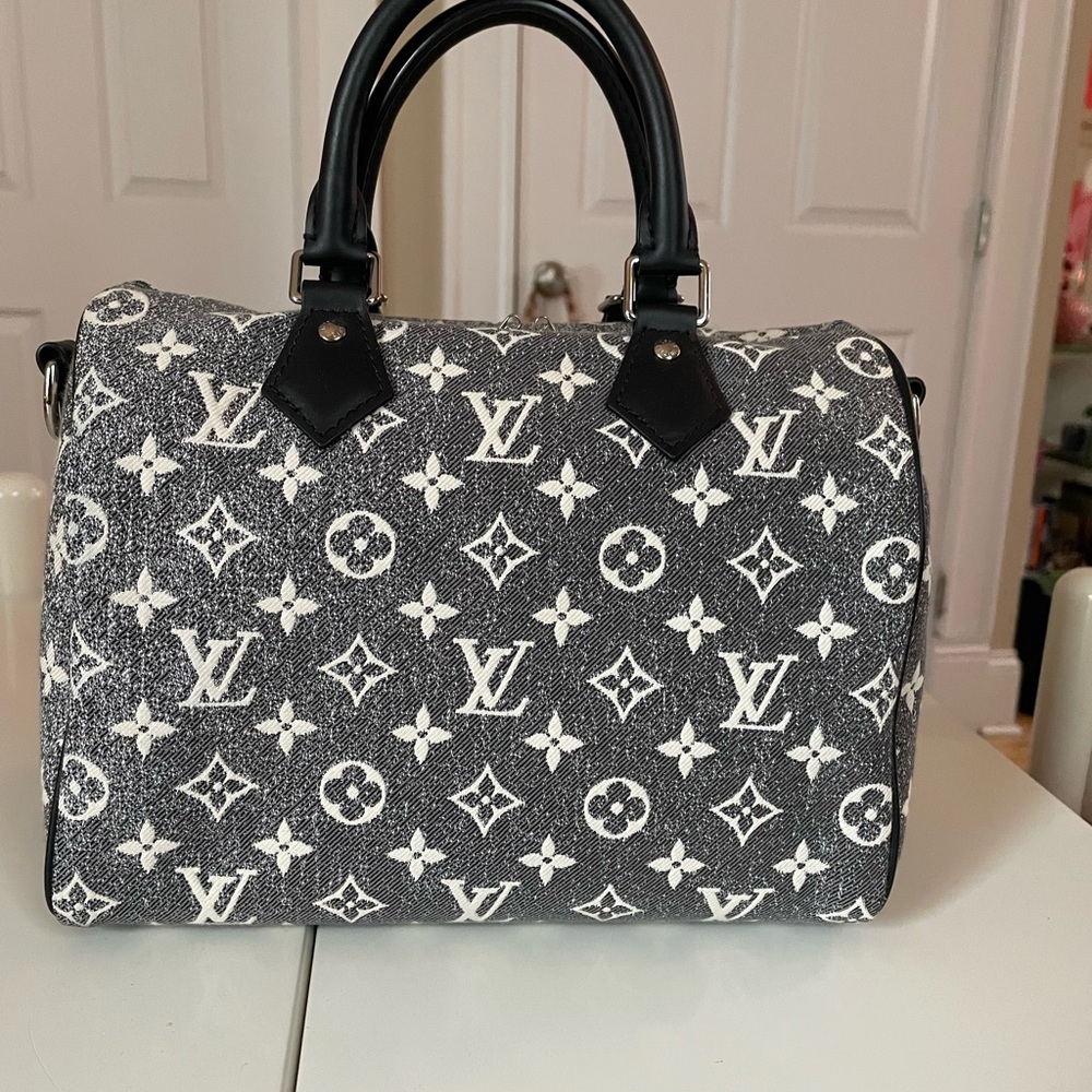 ***SOLD***
Louis Vuitton Denim Jacquard Speedy 25